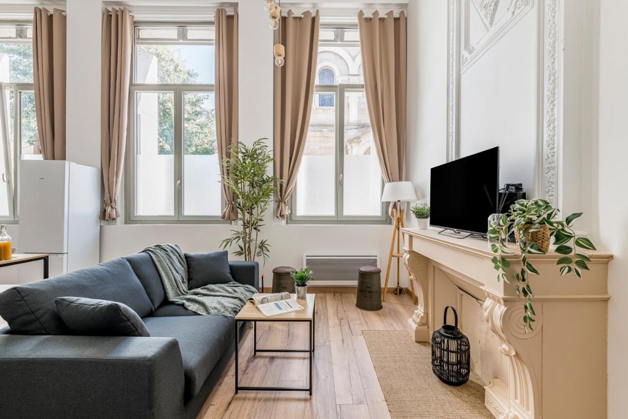 Charmant & Spacieux Appartement En Coeur De Ville Saint-Etienne  Exterior foto